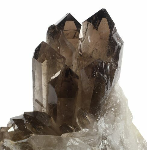 Smoky Quartz Crystal Cluster - Brazil #61489